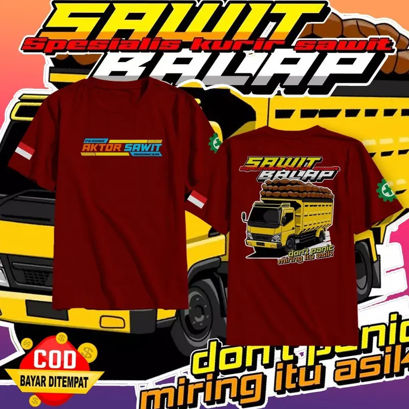 ARTAKAOS -  T-Shirt Kaos Distro Mobil Truk Sawit Balap | Kaos Driver Muda  | BAJU KAOS DISTRO CANTER MANIA | Kaos Driver Muda Terbaru 2023 | Kaos Aktor Jalanan | Baju Kaos Driver Sawit | Kaos Lengan Pendek pria Cocok untuk Pria & Wanita 3
