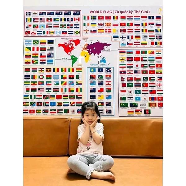 Decal cờ các nước trên Thế Giới cỡ đại 140x180cm 0