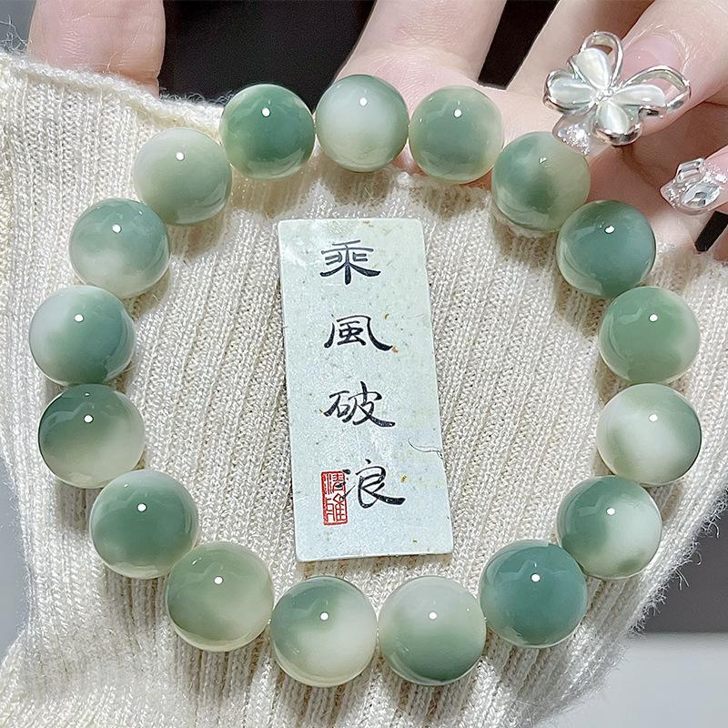 Vòng Tay Bọc Đơn, Bồ Đề Tím, Hạt Tròn, Thiết Kế Hình Cáo Chín Đuôi, Hạt Bồ Đề Tự Nhiên, Thời Trang, Dễ Phối Đồ Thích Hợp Cho Bữa Tiệc, Quà Tặng, Phụ Kiện Trang Sức 3