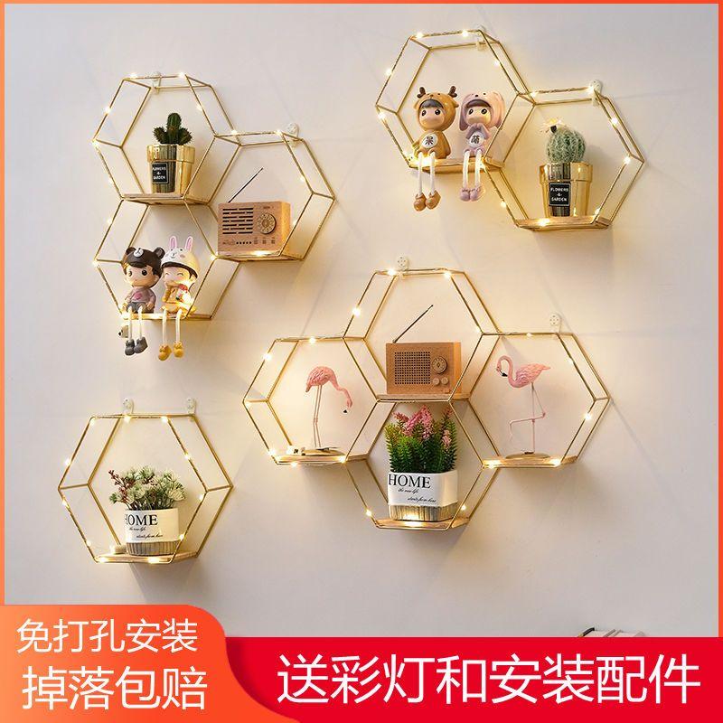 Giá Để Đồ Gắn Tường, Không Cần Đục Lỗ, Thiết Kế Tối Giản Và Sáng Tạo, Phong Cách Bắc Âu, Thích Hợp Để Trang Trí Tường Phòng Khách Phòng Ngủ Và Phòng Ăn, Giá Để Đồ Phòng Decor Đựng Sách Kệ Sách Trưng Bày Decor Phòng 2