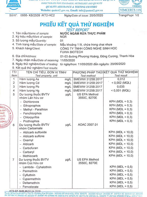 Bộ 3 chai Nước ngâm rửa rau củ quả enzyme sinh học từ vỏ dứa Fuwa3e 1L- làm sạch vi khuẩn, thuốc trừ sâu 6