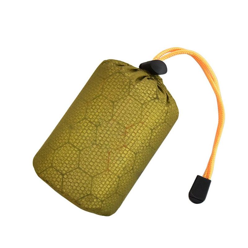 KGD848 Keep Warm Windproof Portable Storage Bag Compression Stuff Sack Waterproof Survival Equipment Compression Pack Sleeping Bags Survival Sleeping Bag Emergency Sleeping Bag Outdoor Bivvy 7