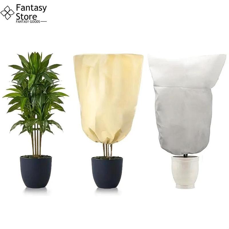 Plant Anti Freezing Cover Autumn and Winter Anti Cold Tree Cover Plant Anti Freezing Bag Non-woven Fabric Plant Anti Cold Cover 5