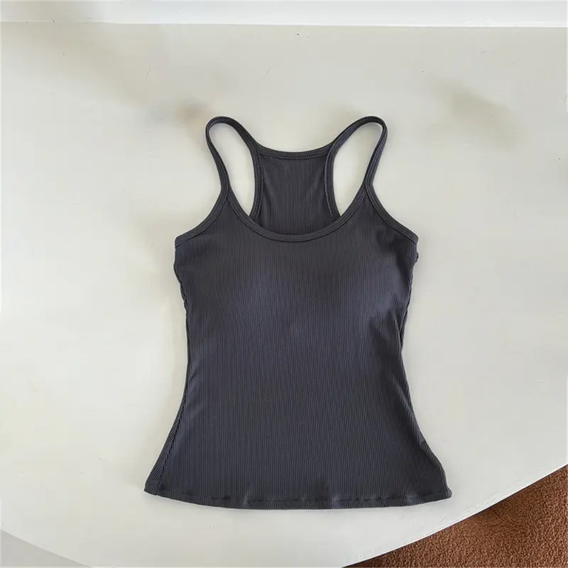 Áo Vest Chữ Cái, Gió Gợi Cảm, Có Đệm Áo Ngực, Kiểu Áo Ống, Dây Đeo Cô Gái Nóng Bỏng, Có Thể Mặc Ngoài Trời, Mặc Trong, Áo Màu Thuần, Phổ Biến Ở Châu Âu Và Hoa Kỳ 4