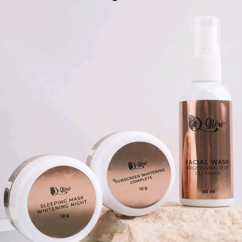 Q GLOW SKINCARE ORIGINAL BPOM PAKET Q-GLOW ISI 3 DAN 4 Mencerahkan 2