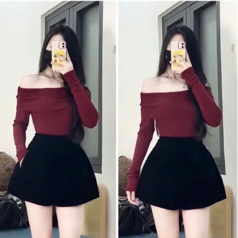(BigSize 80kg) Quần Short Nhung BigSize Cho Nữ Đến 80kg, Quần Đùi Nhung Nữ Cạp Cao Chun Co Dãn-Quần Nhung Dáng Phồng Xòe