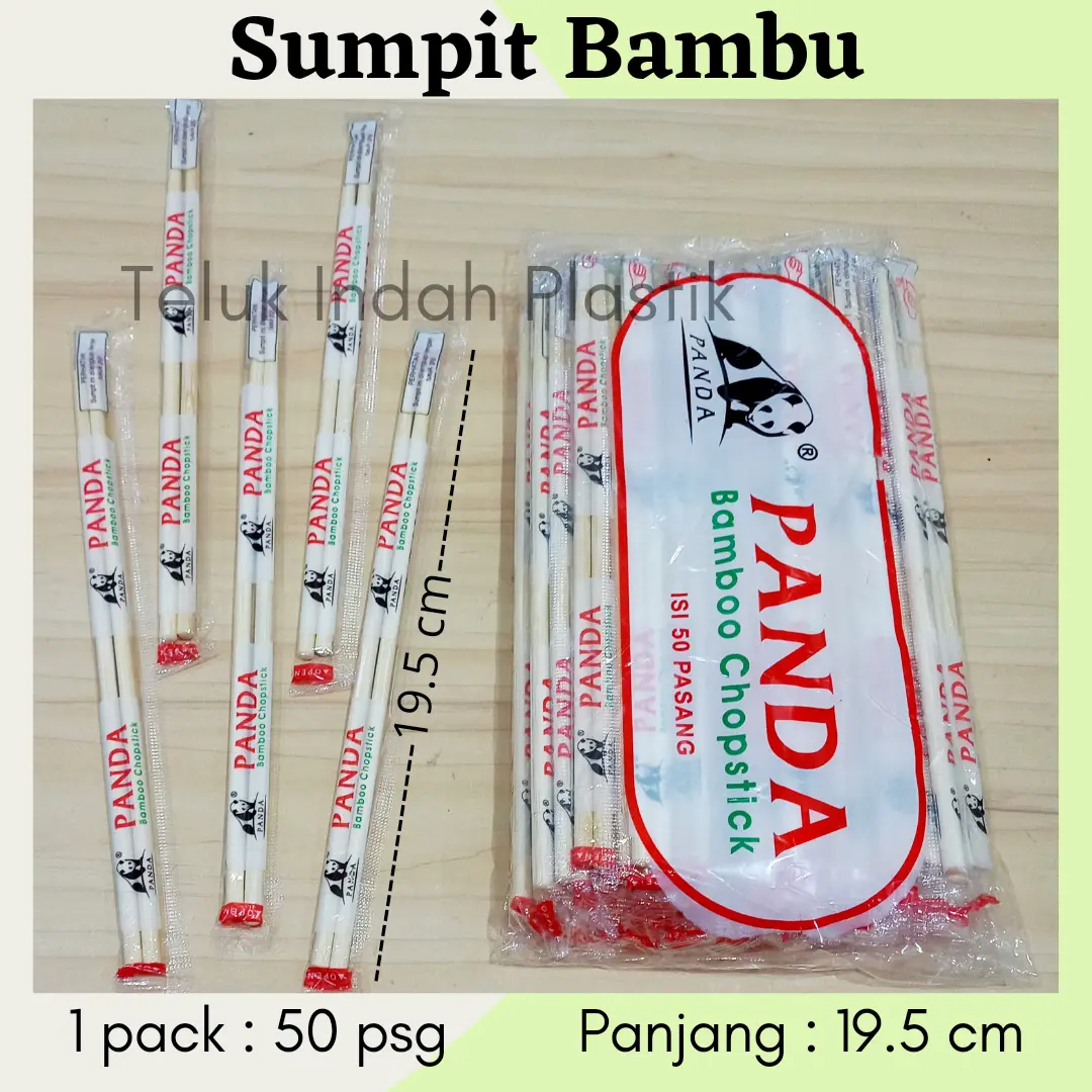 Sumpit Bambu Steril isi 50 pasang