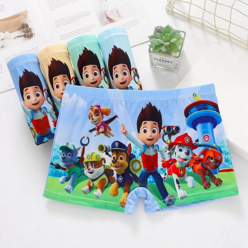 Product Introduction of Quần Lót Boxer Trẻ Em, Bộ Sưu Tập 20254 Miếng, Thiết Kế Hoạt Hình, Thích Hợp Cho Bé Trai Và Bé Gái, Quần Đùi Lót Cho Trẻ Sơ Sinh Và Trẻ Em, Đồ Lót Bé Gái 4