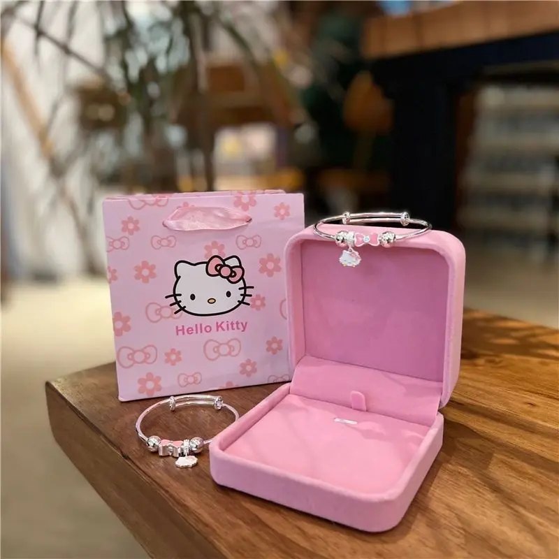 Vòng Tay Kitty, Hàng Mới Về, 999, Dành Cho Nữ, Ngọt Ngào Và Dễ Thương, Có Nơ, Thích Hợp Làm Quà Tặng Ngày Lễ Tình Nhân, Cho Bé Gái, Bạn Gái