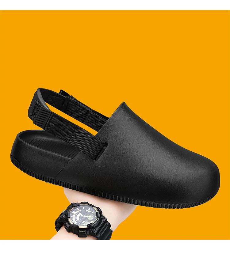 Product Introduction of Summer Men Platform Slippers Casual Outdoor Sandals EVA Slides Flip-Flops Beach Sandals Garden Shoes Comfortable Slippers Male 20