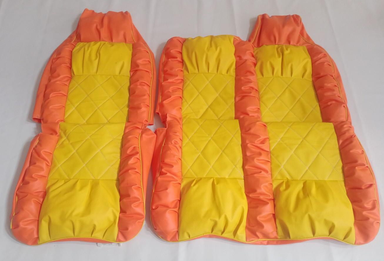 Sarung Jok Mobil & Pelapon Truk Canter Ragsa Dina Dutro HT HDL Bonung Setir Dilapisi Full Busa Bahan Lentur Lembut Tebal Waterproof Cover Jok Presisi