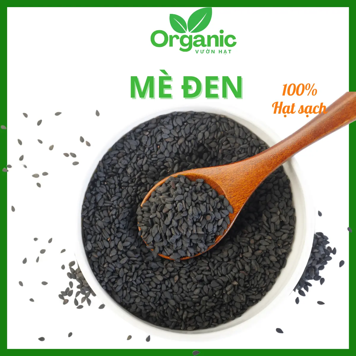 HẠT mè đen thuần chủng vườn hạt orgarnic dùng để nấu sữa,