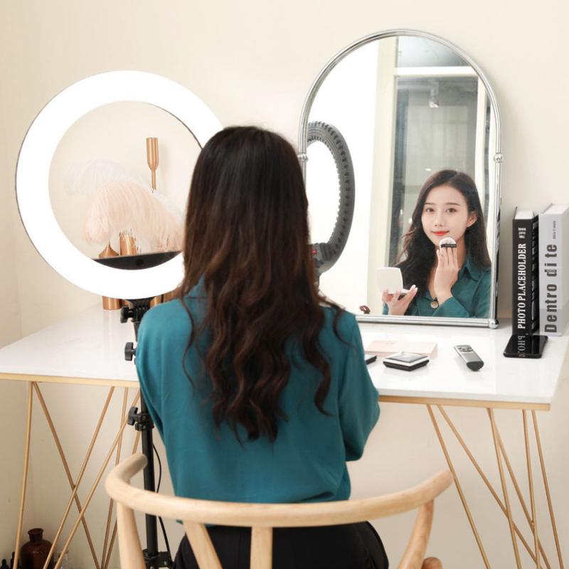 (HỎA TỐC HCM) Đèn LIVESTREAM HQ 18 45cm, Đèn Hỗ Trợ Ánh Sáng Livestream, Làm Spa, Phun Xăm, Chụp Ảnh ( BH 2 NĂM) 1