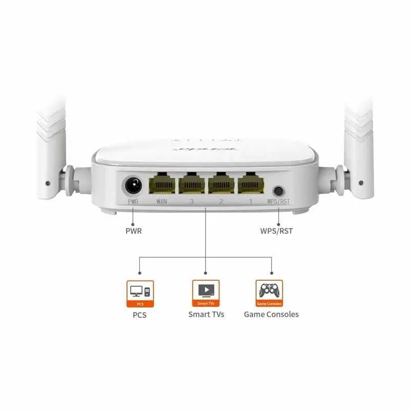Tenda N301 Wireless/Wifi N Router 300Mbps Access Point Repeater WISP support - 2 Antena eksternal 2.4Ghz Sinyal WIFI 3
