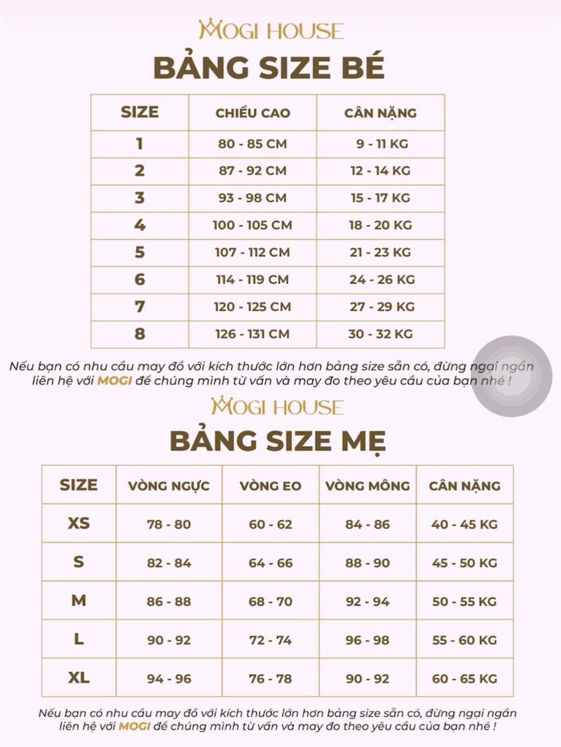 Product Introduction of Váy đôi mẹ và bé gái thiết kế KEVA DRESS váy đôi dự tiệc cho mẹ bé 1, 2, 3, 4, 5 tuổi chất tafta cao cấp MOGIHOUSE 0