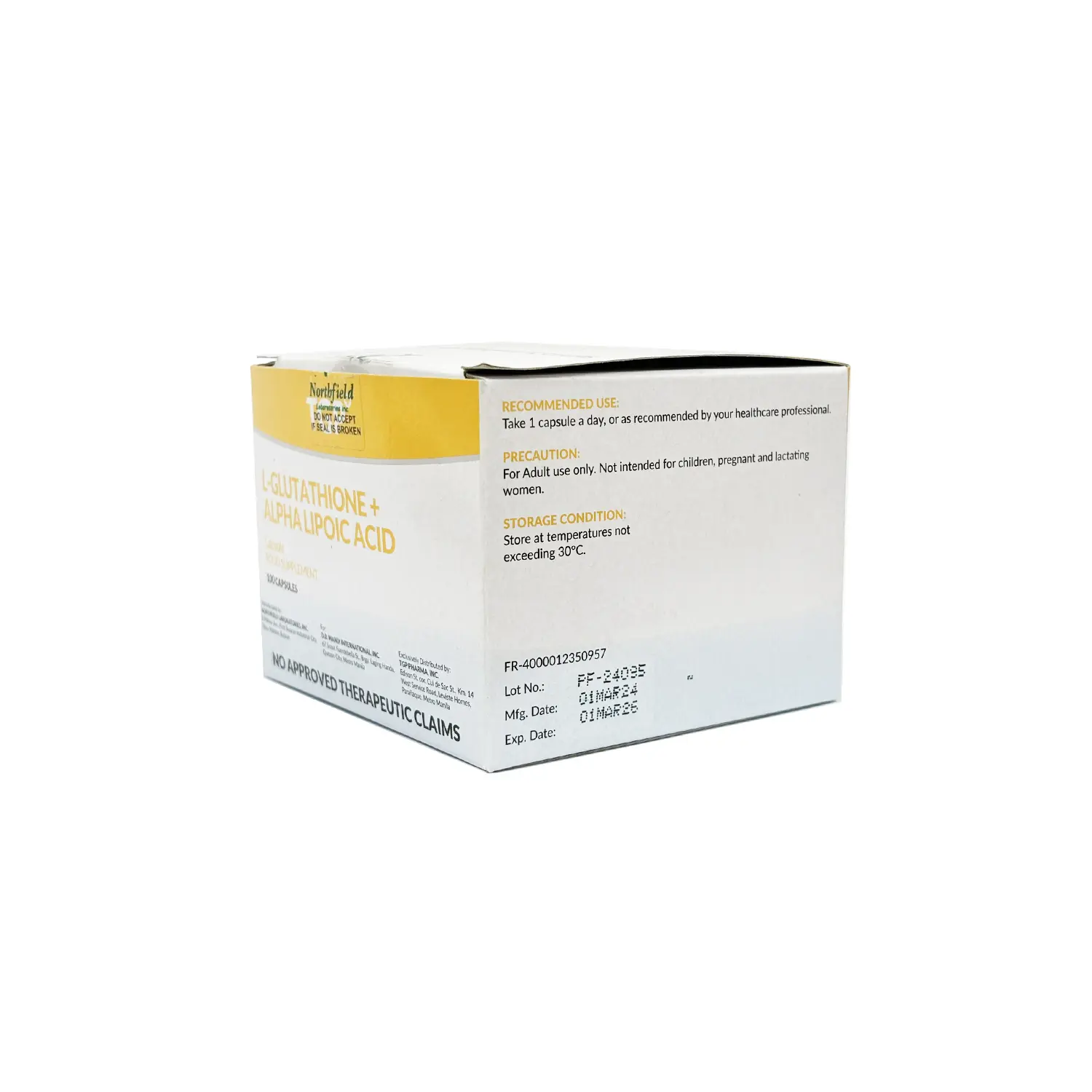 tgp glutathione TGP L-Gluta+AlphaLipoic 100/25mg Capsule 100s tgp glutathione TGP L-Gluta+AlphaLipoic 100/25mg Capsule 100s