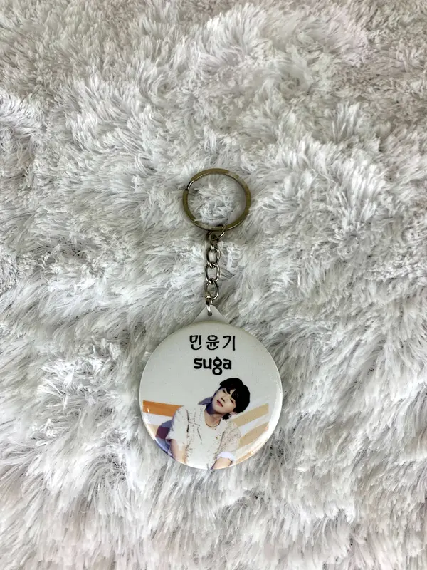 Paket Gantungan Kunci BTS All Member  [ ISI 7 PCS GRATIS 1 ] Size 44 mm 3
