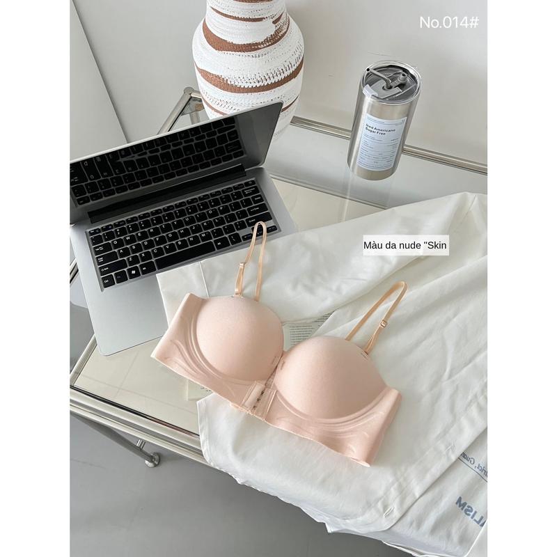 Áo Ngực Nâng Ngực, Móc Cài Trước, Không Dây, Chống Trượt, Dày Dặn, Thích Hợp Cho Vú Nhỏ Và Mở Rộng, Vô Hình, Không Đường May, Lưng Đẹp, Đồ Lót Cho Nữ 4