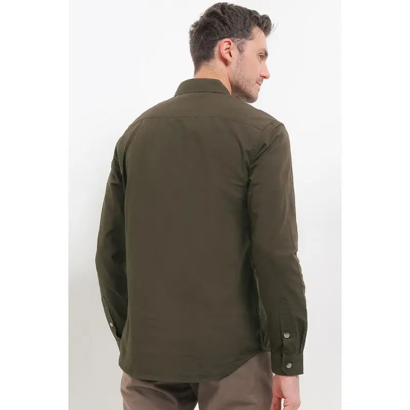Cardinal Kemeja Lengan Panjang Slim Fit Pria C2818J03G 1
