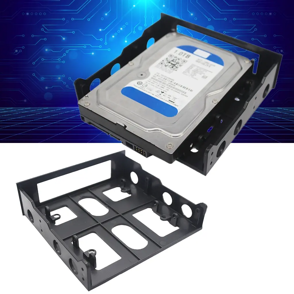 5.25" to 3.5" Drive Bay Adapters Front Bay Mounting Bracket 3.5 to 5.25 Floppy to Optical Drive Bay Tray Bracket