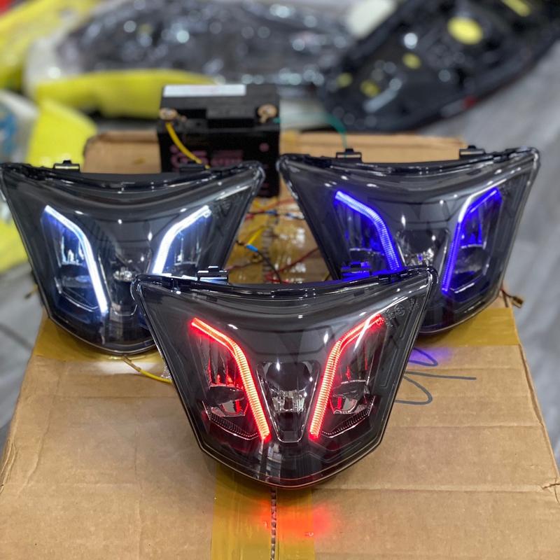 Choá Đèn 2 Tầng exciter 135 4s 5s có Viền Led