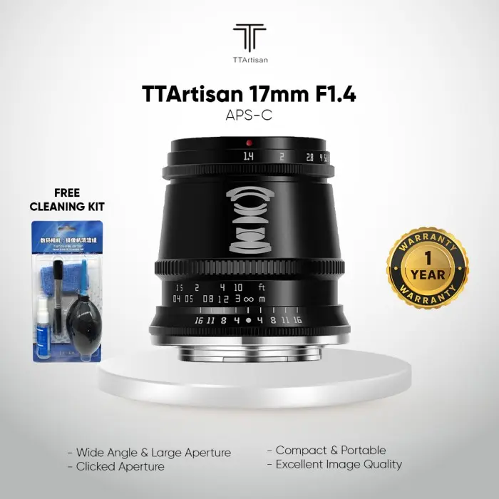 TTArtisan 17mm F1.4 APS-C Lens Camera 1
