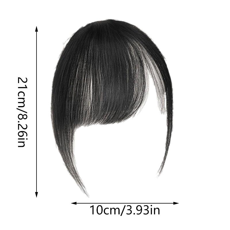 Sợi Tóc Mái Bằng Không Khí Nghiêng, Chất Liệu Tổng Hợp, Kích Thước Nhỏ, Tóc Mái Giả, Trông Tự Nhiên Và Vô Hình, Tóc Nối, Thích Hợp Cho Bé Gái, Phụ Kiện Tạo Kiểu 6