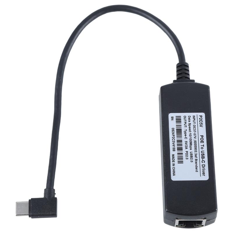 Product Introduction of Type-C to POE Adapter Networking Card Type-C To PoE 10/100Mbps IEEE802.3af Internet Cable For Smartphones Tablets 39