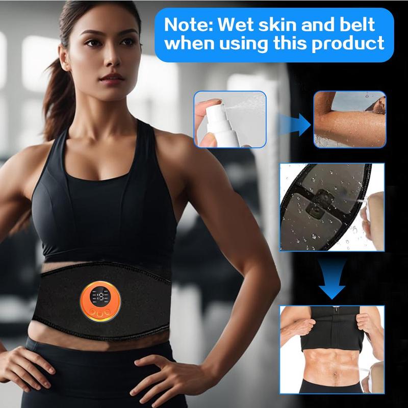Product Introduction of USB Rechargeable Lumbar Sports Massage Belt, Portable Lumbar Massage Belt, Ab Training Tool, Fitness Equipment for Home Gym 3