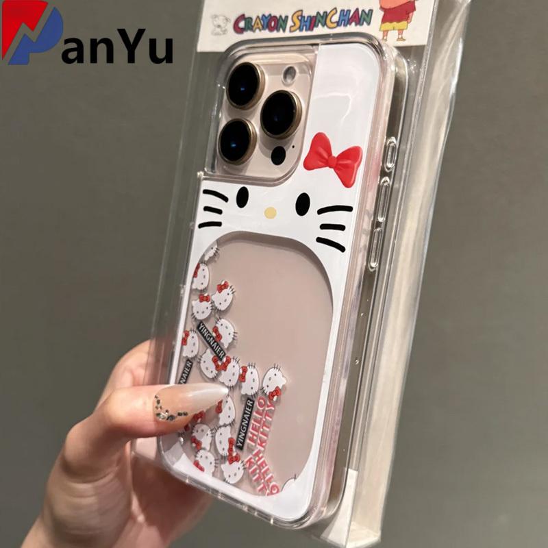 Product Introduction of Ốp Điện Thoại Cát chảy, Thiết Kế Miệng Lớn Di Động, Hello kitty iphone 15 / 16, Thích Hợp Cho Apple 14pro Và 13, Nữ, Bộ 12, [Yêu Cầu Panyu] 1