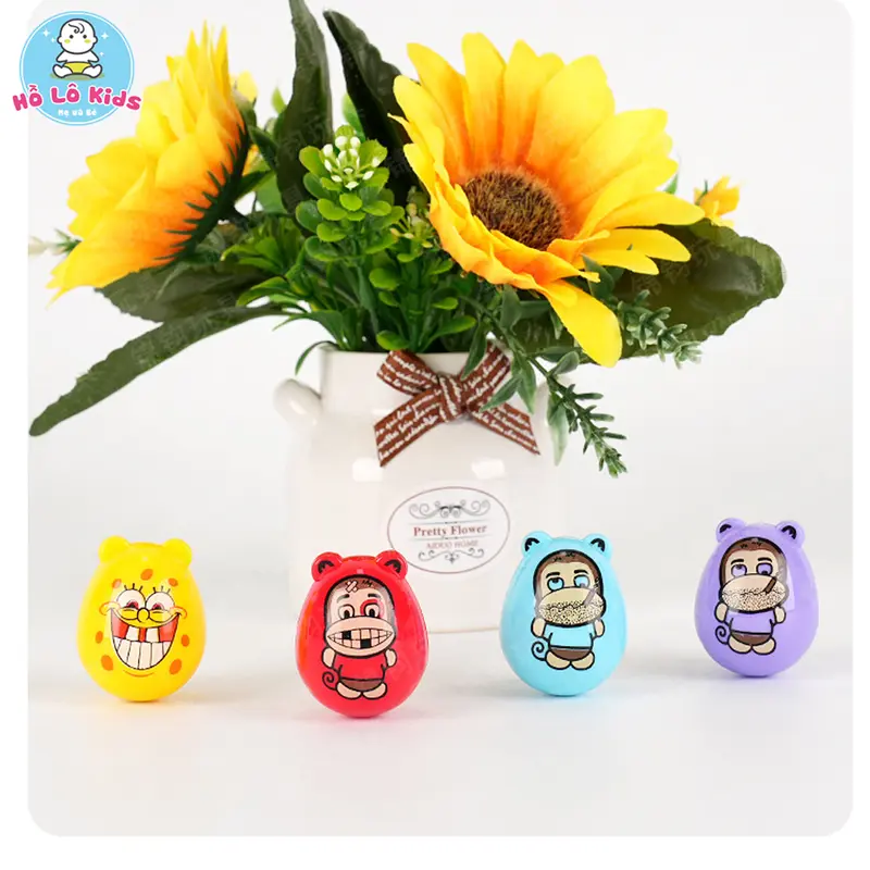Set 10 Lật đật BÉO mini đồ chơi cho bé phát triển tư duy, trí tuệ ngộ nghĩnh Hồ Lô Kids 4