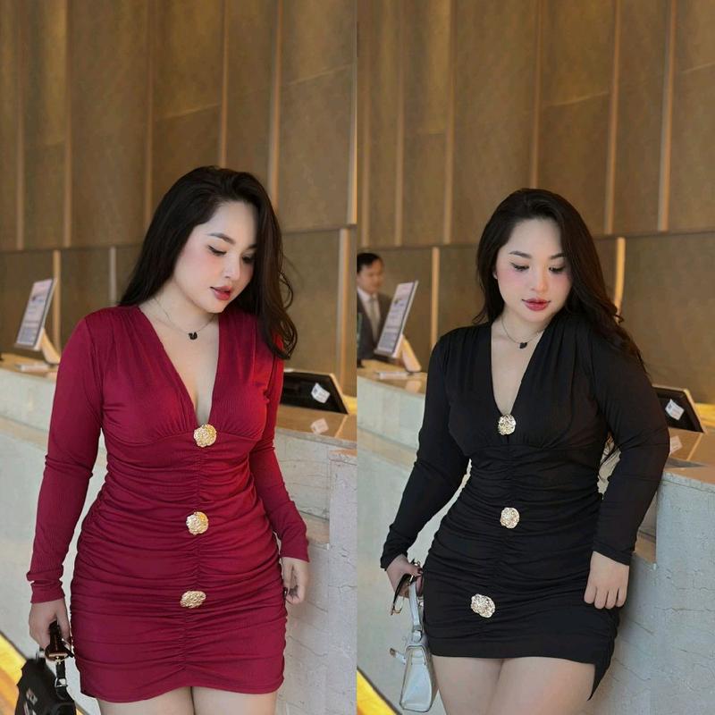 ĐẦM BODY NHÚNG SƯỜN CHE KHUYẾT ĐIỂM TÔN DÁNG CÓ BIGSIZE