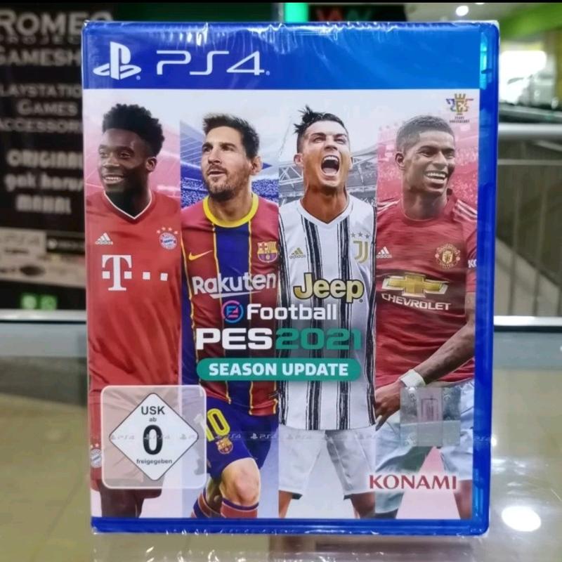 BD PS4 PES 2021 Plus Patch Update Musim Terbaru Game CD Kase