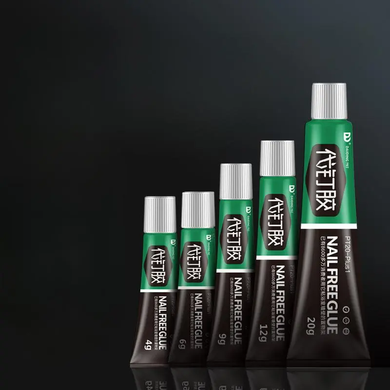 Strong non nail glue glass glue instead of nail glue quick drying non punching mirror glue