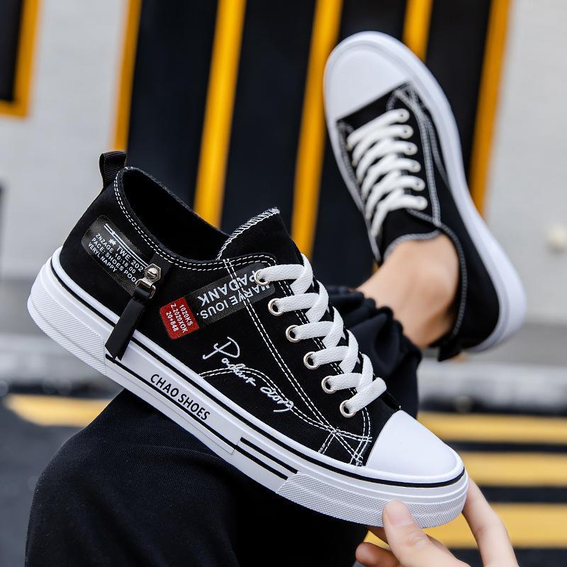 GIÀY NAM LUCKY 1281, Giày Thể Thao Nam Sneakers Casual CHAO SHOES Chất Vải Canvas Kiểu Dáng Basic Dễ Phối Đồ 5