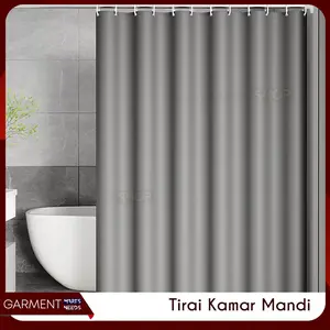 PUNCAK DISKON 11.11 Tirai Kamar Mandi Diamond Shower Curtain Bahan Quality Premium Tebal Waterproof Merek KOTAKIN