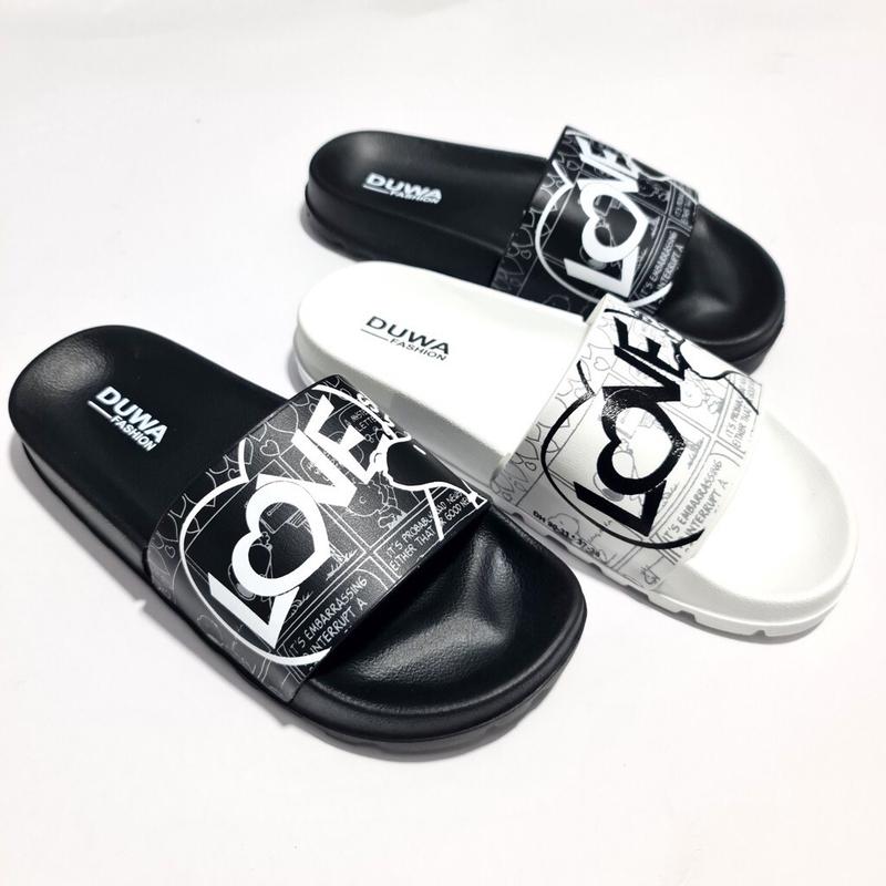 Dép quai ngang chữ love nam nữ ( dép form rộng đặt hàng lùi 1size ạ ) được kiểm tra và thử hàng trước khi thanh toán