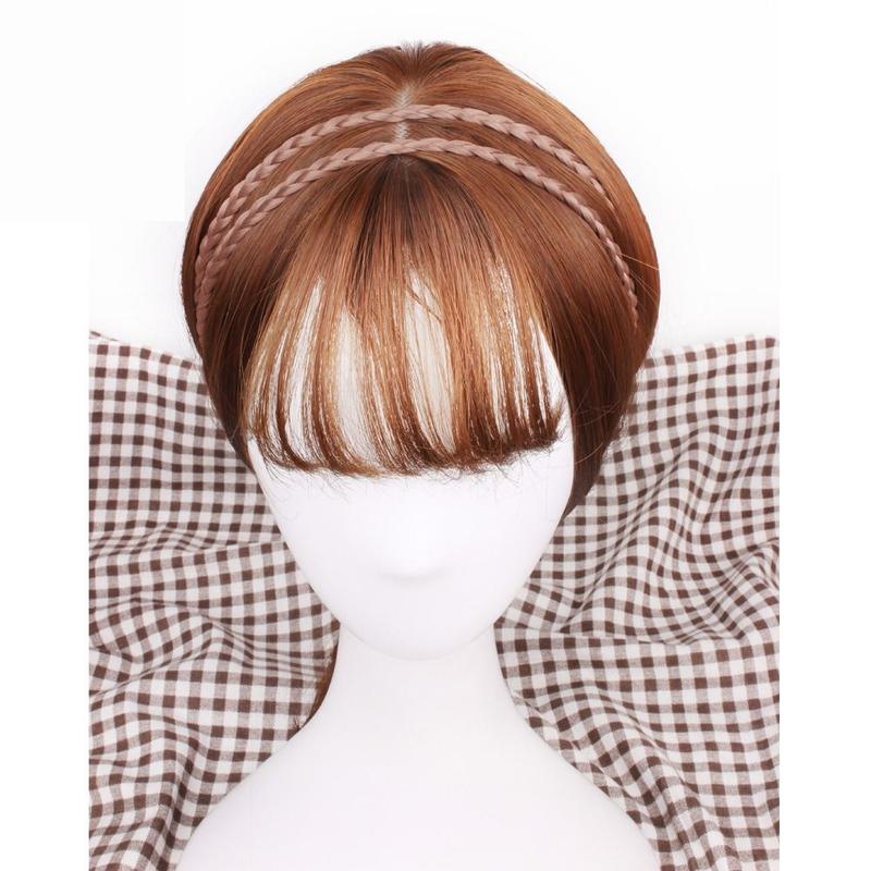 Product Introduction of Natural Daily Black Female Girls Hair Accessories Adjustable Synthetic Heat Resistant Fiber Plaited Headband Double Braided Headwear Synthetic Braided Headbands Twist Elastic Hair Headband 10