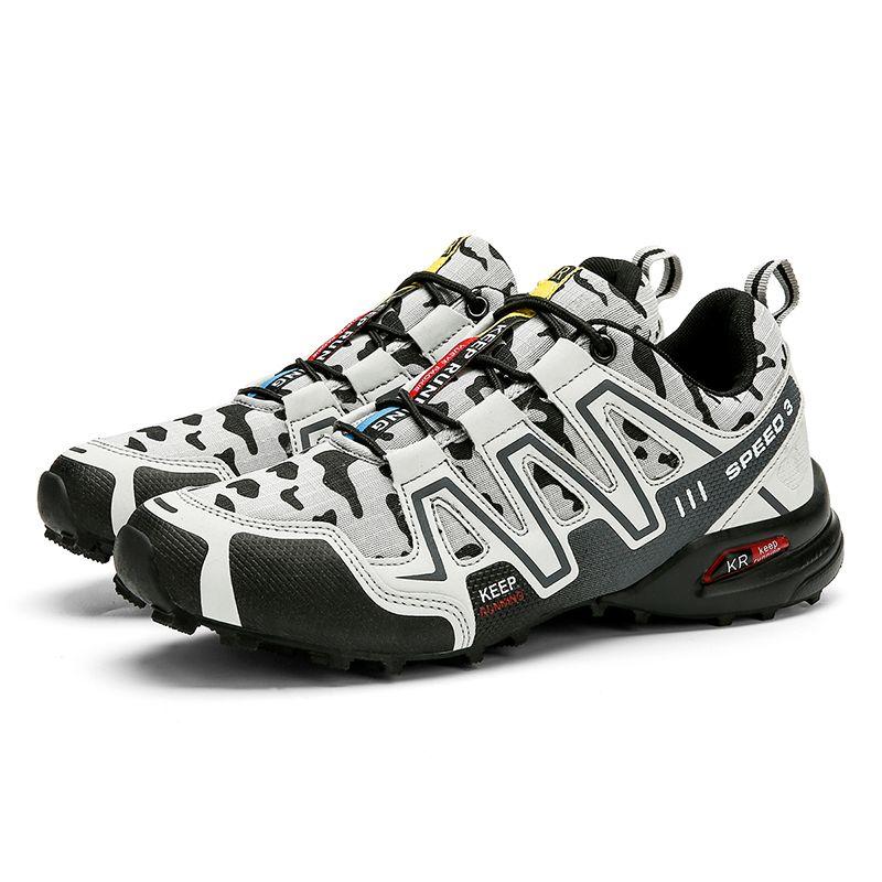 Product Introduction of 2023 Cross-Border Hiking Shoes Men's plus Size Lightweight Casual Mountain Running Shoes Riding plus Size Outdoor Hiking Shoes Non-Slip 4
