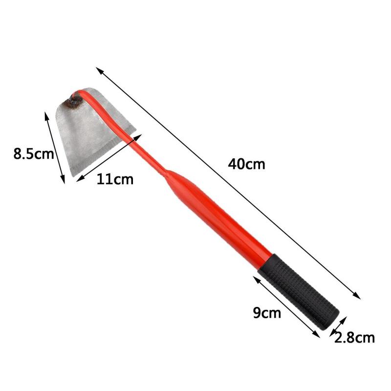 Product Introduction of Steel Garden Hoe with Handle, Garden Tool for Digging, Weeding, Gardening and Cultivating, Tilling Gardening Cotton Hoe Welded Plow 0