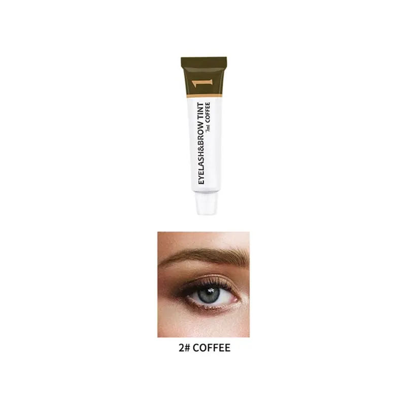 Eyebrow Tinting Kit, Waterproof Eyebrow Pomade with Brush, Long Lasting Eyebrow Tinted Cream, Cosmetic Beauty Supplies for Women, Christmas Gift 7
