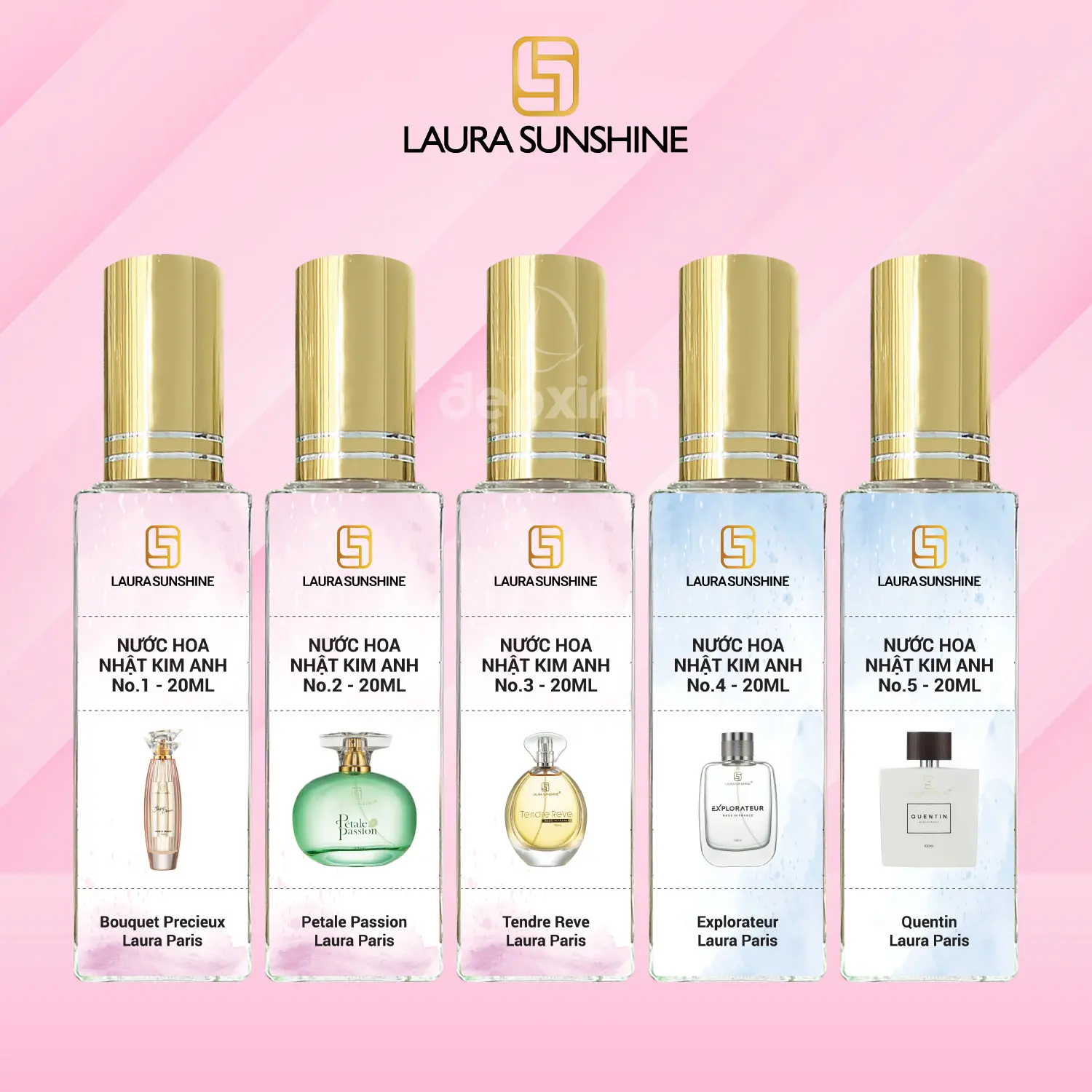 Nước hoa Pháp Laura Sunshine 20ml