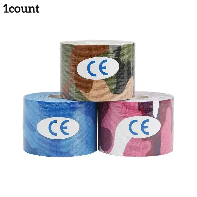 1 Roll Kinesiology Tape, Elastic Sports Injury Ache Soothing Ache Easing Therapy Tape for Men Women Unisex Adults, Waterproof Athletic Tape, Sporty Tape Supplies