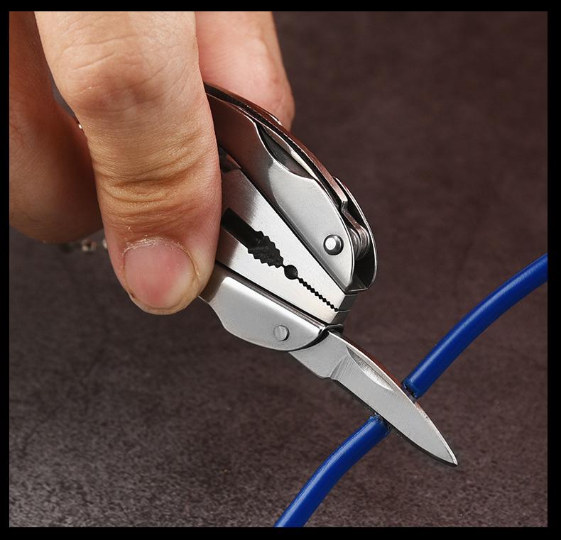 Product Introduction of Portable Pocket Multitool 420 Stainless Steel Multitool Pliers Knife Screwdriver for Outdoor Survival Camping Hunting and Hiking 15