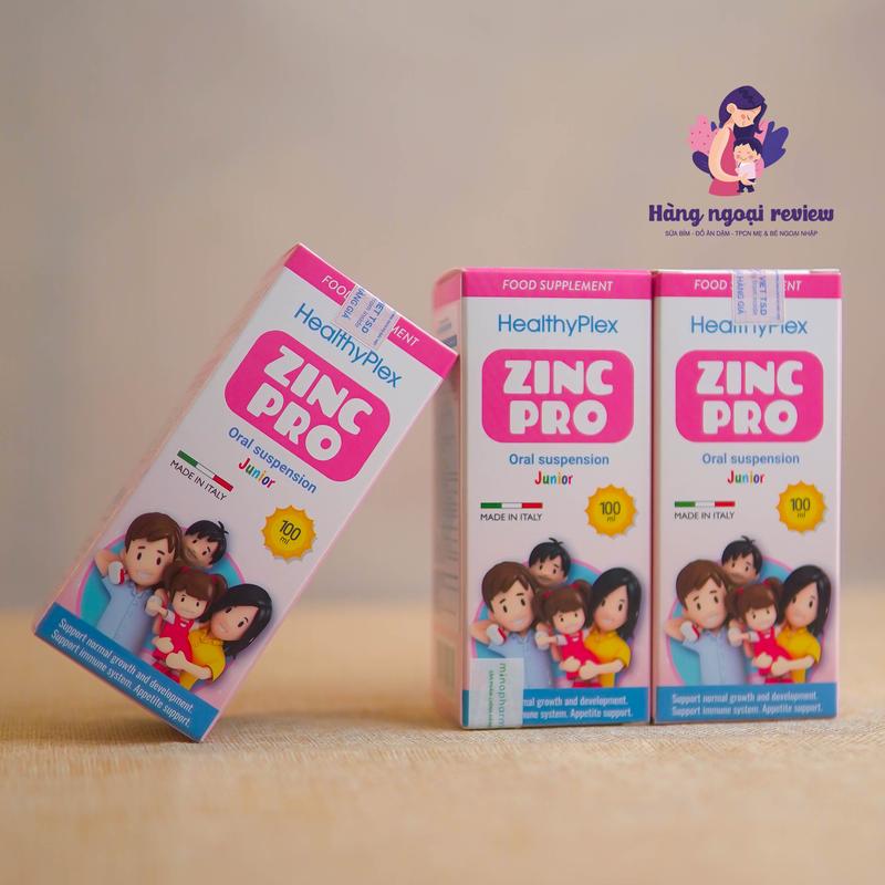 Kẽm nước ZinC pro Heathyplex Ý cho bé từ 6m+