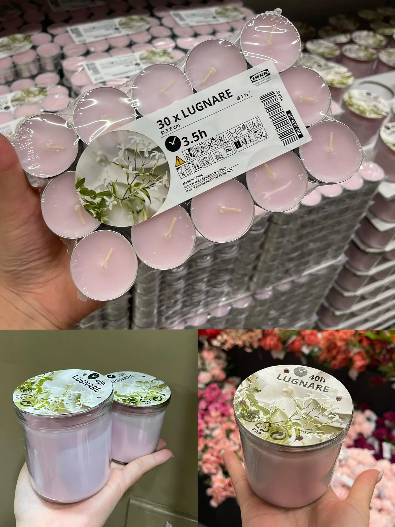 Nến Thơm Hãng Thụy Điển Khử Mùi Lưu Hương