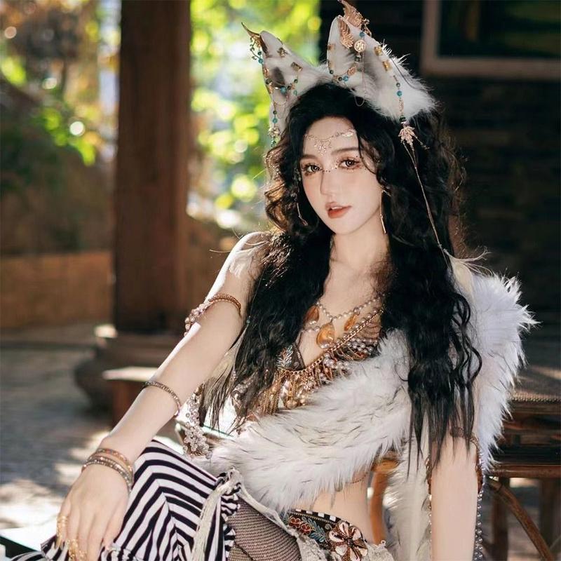 Khăn Quàng quàng cổ lông giả dài, phong cách Cổ Điển dài 180cm, thích hợp cho bữa tiệc và các hoạt động ngoài trời, khăn quấn sang trọng, lông dày và mềm mại, trang trí lông, thích hợp cho phụ nữ và nam giới, ấm cổ và giảm thanh 6