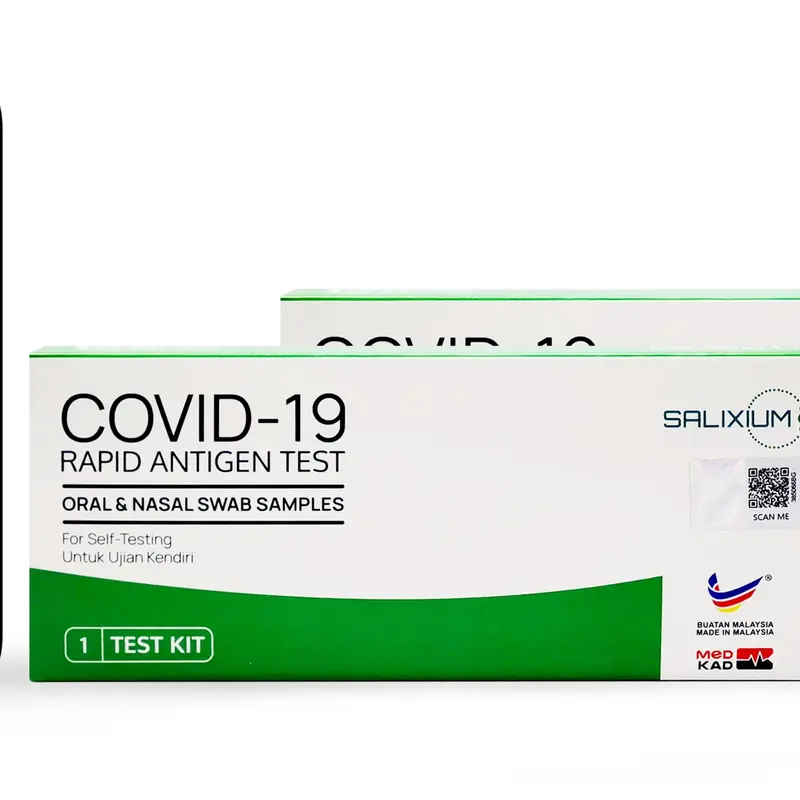 SALIXIUM Nasal and Saliva Covid Test Kit Rapid Antigen Self Test ...