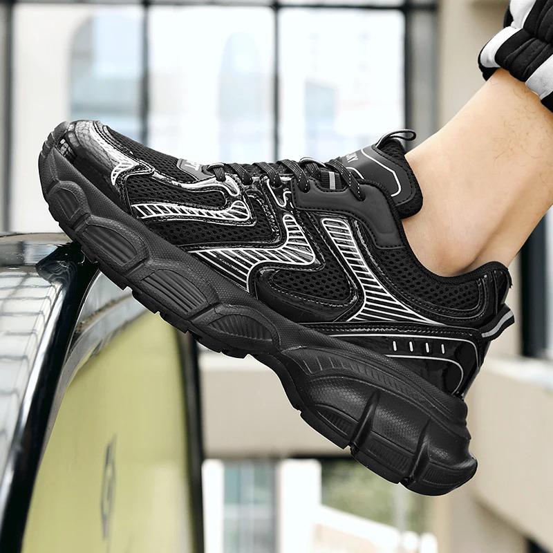 2024 Aanpassen Man Casual Mode Sneakers Snelle Levering Dropshipping Blank Mesh Wandelen Hardlopen Sportschoenen voor Mannen Atletische Hardloper_voghion.com