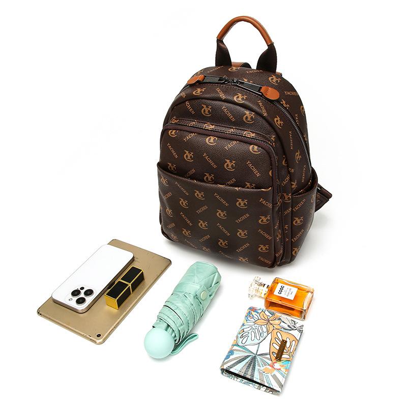 Product Introduction of Women's Backpack 2024 New Fashion Backpack High-end Women's Bag Korean Style Trendy Travel Casual Versatile Bag 5